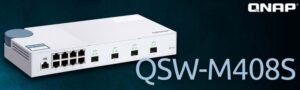 QNAP QSW-M408S 10GbE Managed Switch, with 4-Port 10G SFP