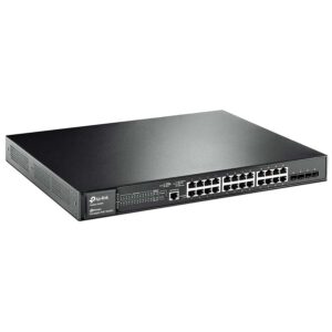 Tp-Link JetStream 24-Port Gigabit L2 Managed PoE+ Switch with 4 SFP Slots