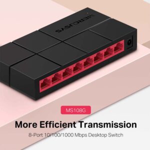 Mercusys MS108G 8-Port 10 100 1,000 Mbps Desktop Switch