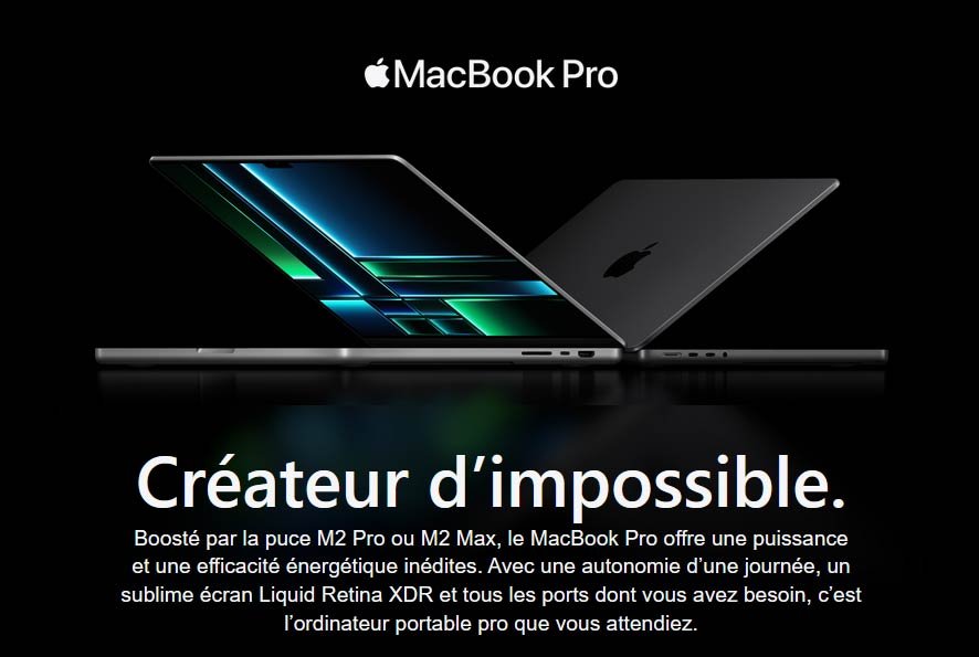 Apple MacBook Pro M2 Pro 14 2023 - Gris sidéral (MPHE3FN-A) myordi.ma Apple MacBook Pro M2 Pro 14 2023 - Gris sidéral (MPHE3FN-A) myordi.ma