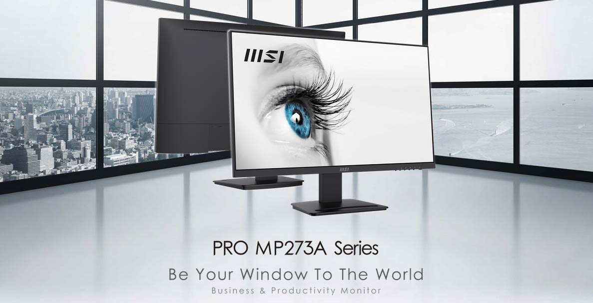 MSI PRO MP273A IPS 100Hz Moniteur | 9S6-3PB4CH-060