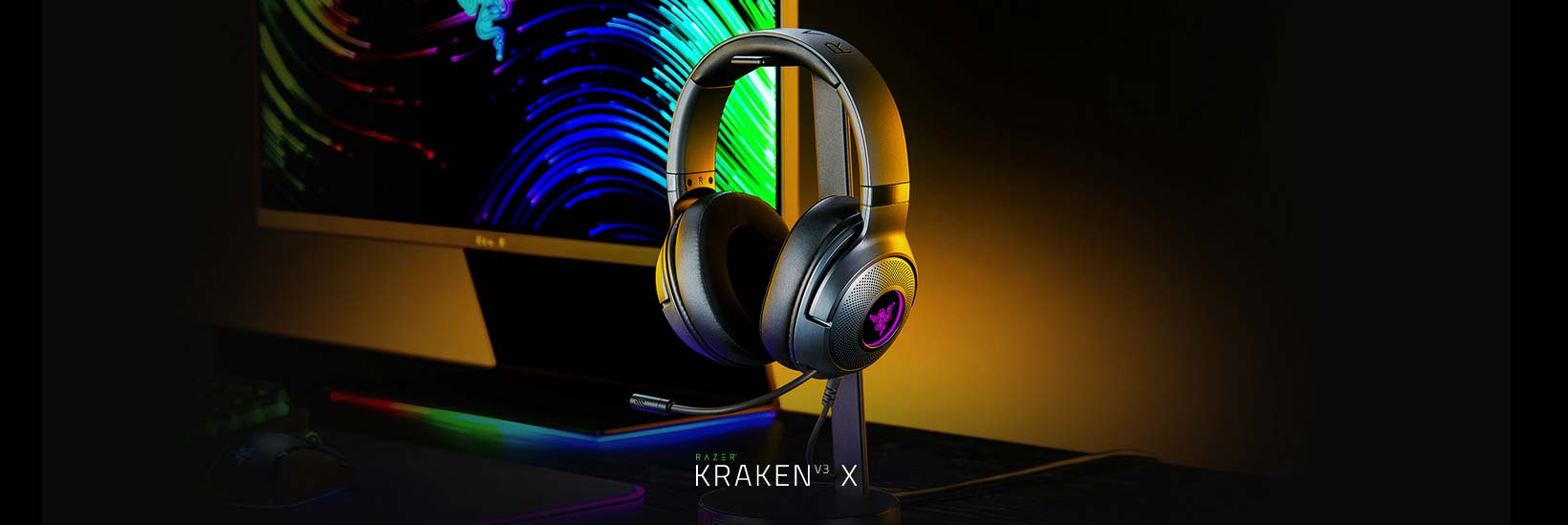 Razer Kraken V3 X ULTRA-LIGHT Casque Gaming | RZ04-03750100-R3M1