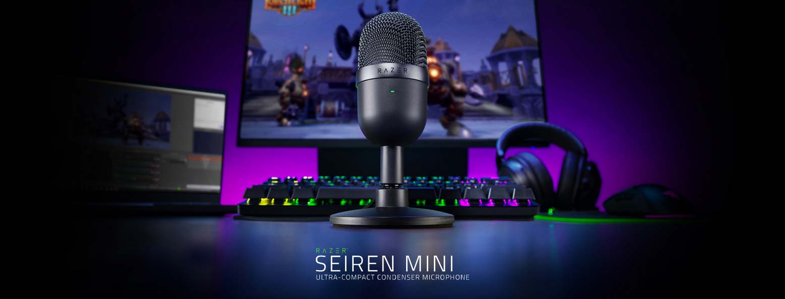 Razer Seiren Mini Ultra-Compact Microphone | RZ19-03450100-R3M1