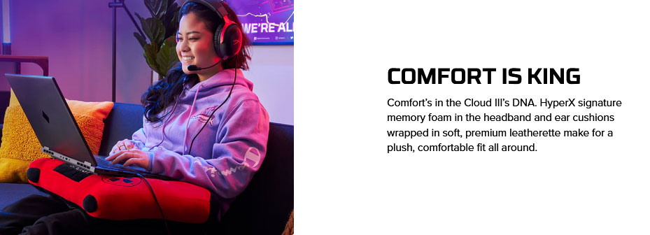 HyperX Cloud III Noir/Roug Casque Gaming | 727A8AA