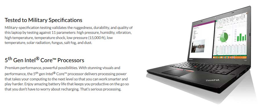 Lenovo ThinkPad T450 BUSINESS ULTRABOOK | 20BV000QFE