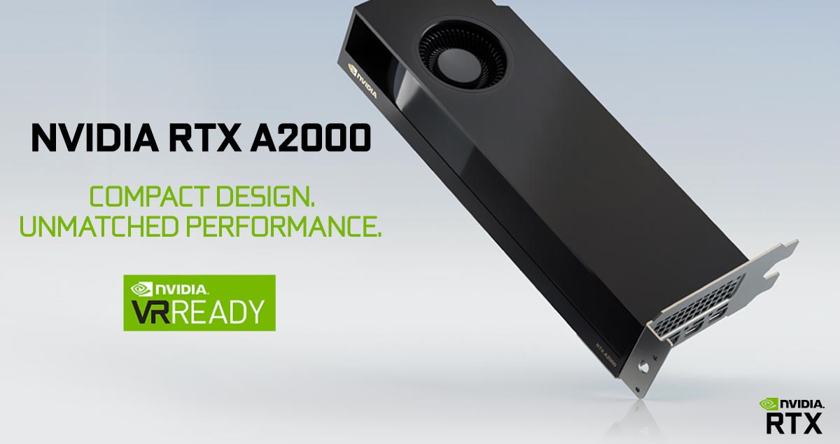 Nvidia RTX A2000 12Gb GDDR6 | VCNRTXA200012GB