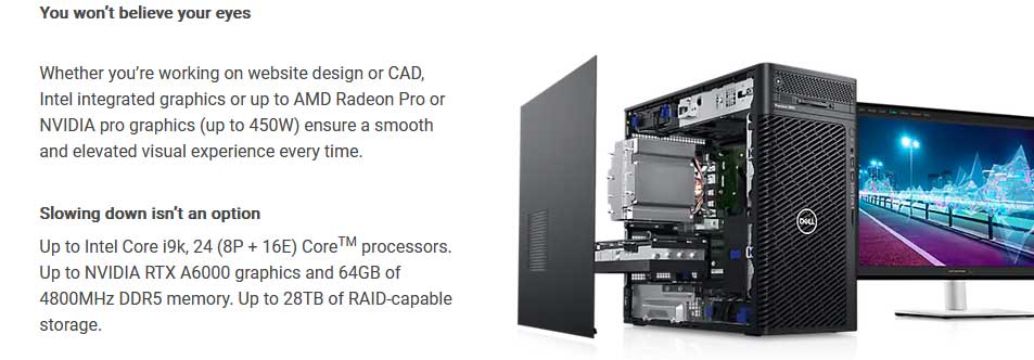 Dell Precision 3660 Tour i7-13700 | N104P3660MTEMEA_VP