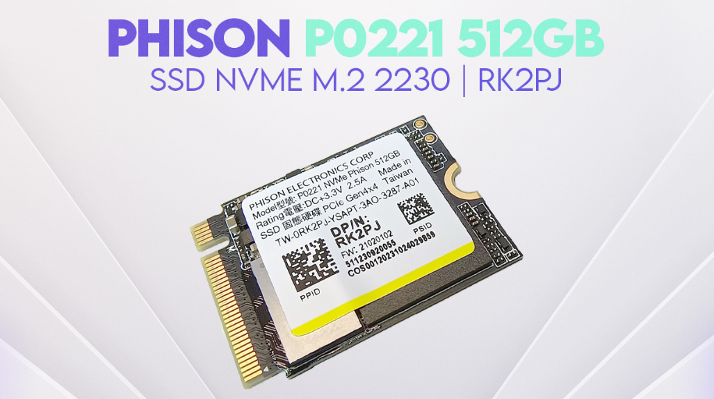 Phison P0221 512 GB SSD NVMe M.2 2230 | RK2PJ