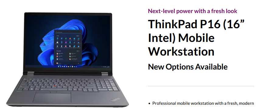 Lenovo ThinkPad P16 Gen-1 Mobile Workstation | 21D6000YSP