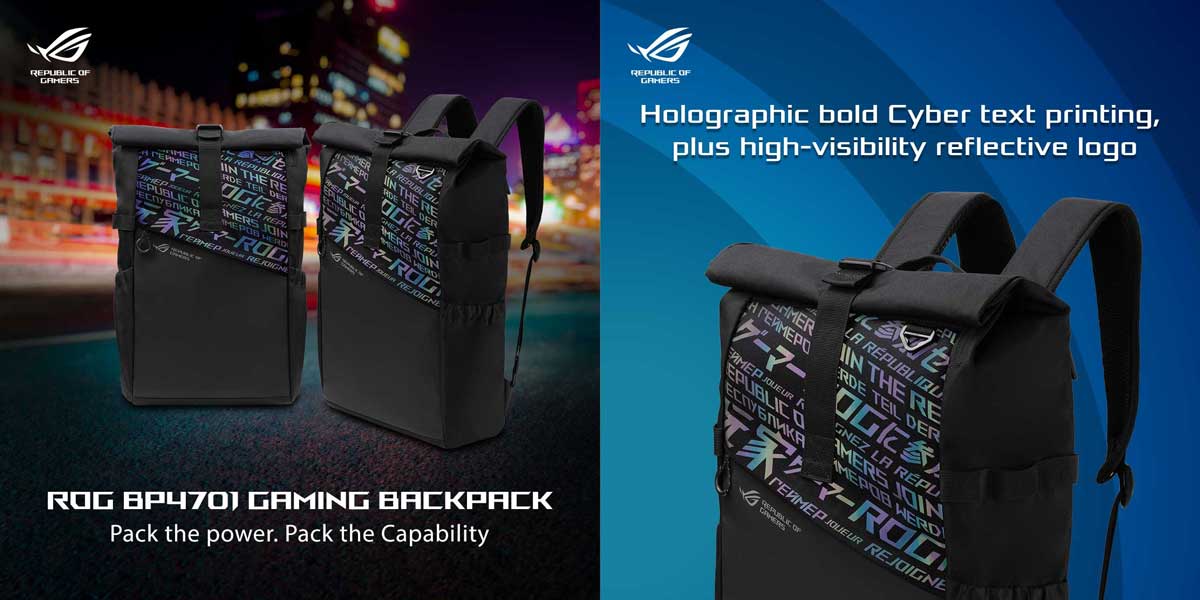 ROG BP4701 Gaming Backpack Sac a Dos | 90XB06S0-BBP010