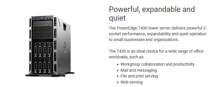 DELL PowerEdge T430 Serveur | MY-T430-5U