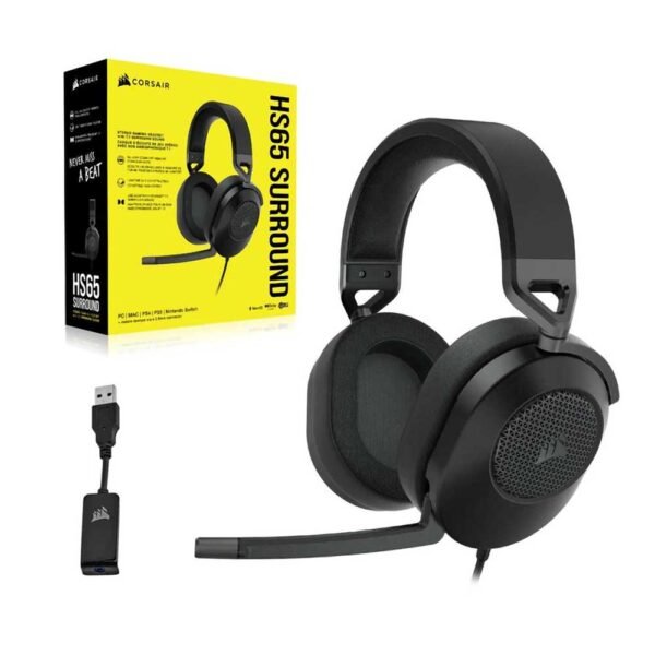 CORSAIR HS65 SURROUND Wired Casque Gaming | CA-9011270-NA