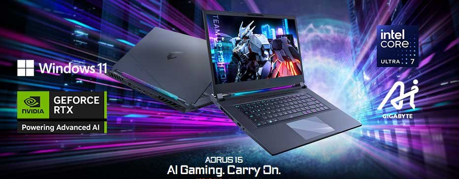 Gigabyte AORUS 15 BKG Ultra 7 155H BKG-13FR794CD