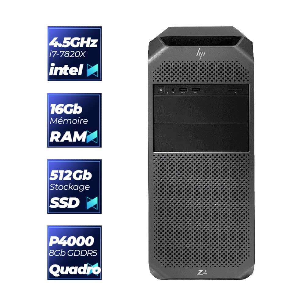 HP-Z4-G4-Workstation-i7-7820X-16Go-Quadro-P4000-512Go-NVMe-3WF18UT