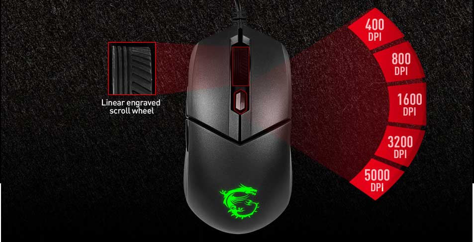 MSI CLUTCH GM11 Souris de Gaming