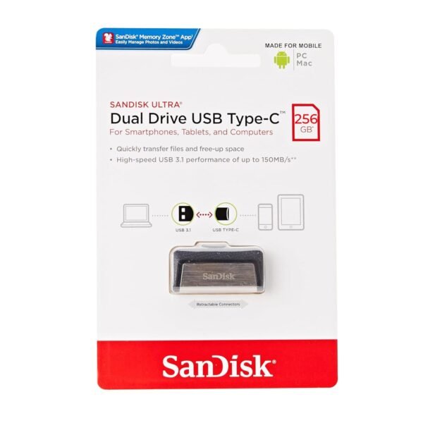 SanDisk Ultra Dual Drive USB Type-C Clé-USB | SDDDC2-000G-G46