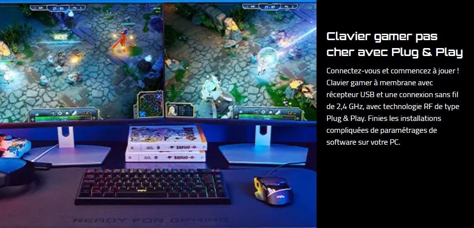 Energy Sistem ESG K4 KOMPACT-WIRELESS Clavier Gaming | 8432426452743 Energy Sistem ESG K4 KOMPACT-WIRELESS Clavier Gaming | 8432426452743