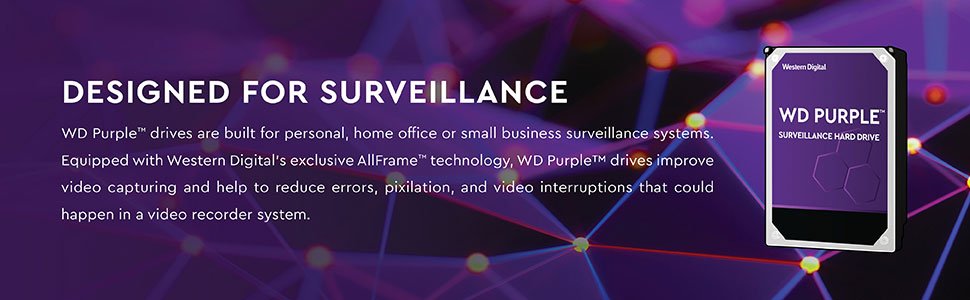 WD Purple Surveillance 4Tb SATA 6 Gb/s Disque Dur | WD43PURZ WD Purple Surveillance 4Tb SATA 6 Gb/s Disque Dur | WD43PURZ