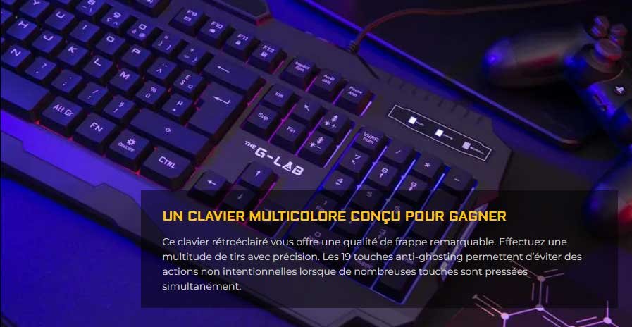 G-Lab Combo Actinium 4-in-1 Gaming Pack | G-L-Actinium G-Lab Combo Actinium 4-in-1 Gaming Pack | G-L-Actinium